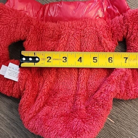 NWT Dog Winter Puffer Jacket Fleece inside Snaps Sz XS Chihuahua Small Dog Gift - Picture 8 of 12